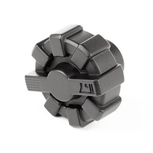 Jeep Wrangler Fuel Cap - Rugged Ridge - Elite Aluminum - Black - `01-`21